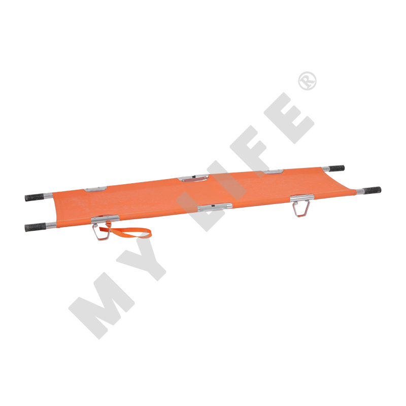 Civière pliante (pliable en 2 parties)